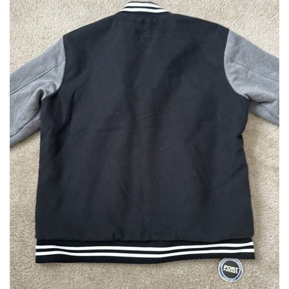 Sport-Tek Auto Show Port Pocket Men's Rancid Jacket Hooded Size XL Grey Black - Picture 3 of 9